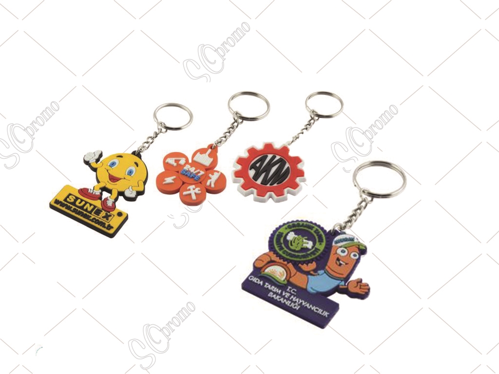 Özel Kesim Pvc Anahtarlık